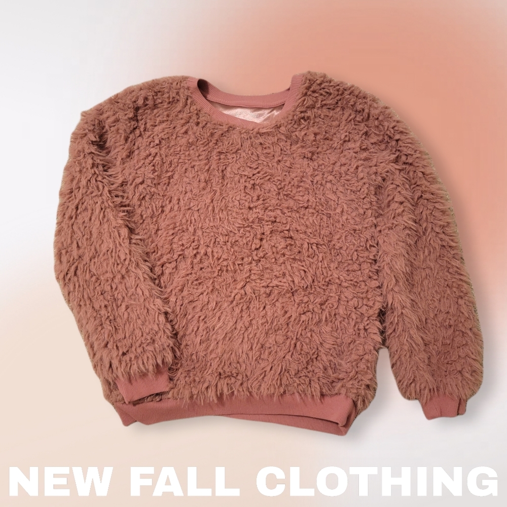 Pullover plush oversize sweater